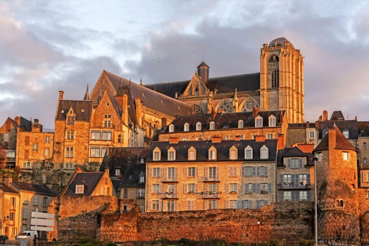 Logis Louisblanc, Muraille Romaine, Lit Queen-Size, Centre Ville ルマン エクステリア 写真